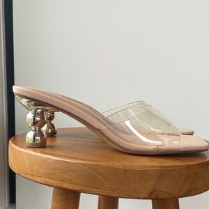 a new day Nude and Gold Heels